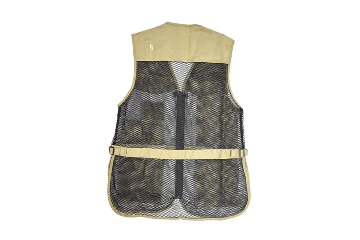 Bob Allen Full Mesh Shooting Vest – Lightweight Breathable Vest with Shell Pockets, Choke Tube Pocket &amp; Adjustable Fit