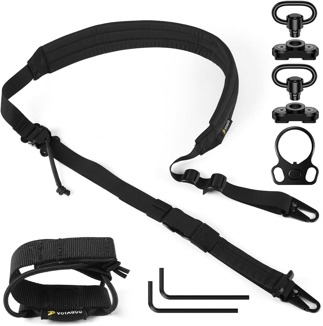 Gun Sling With HK Hook Soft Shoulder Pad Sling