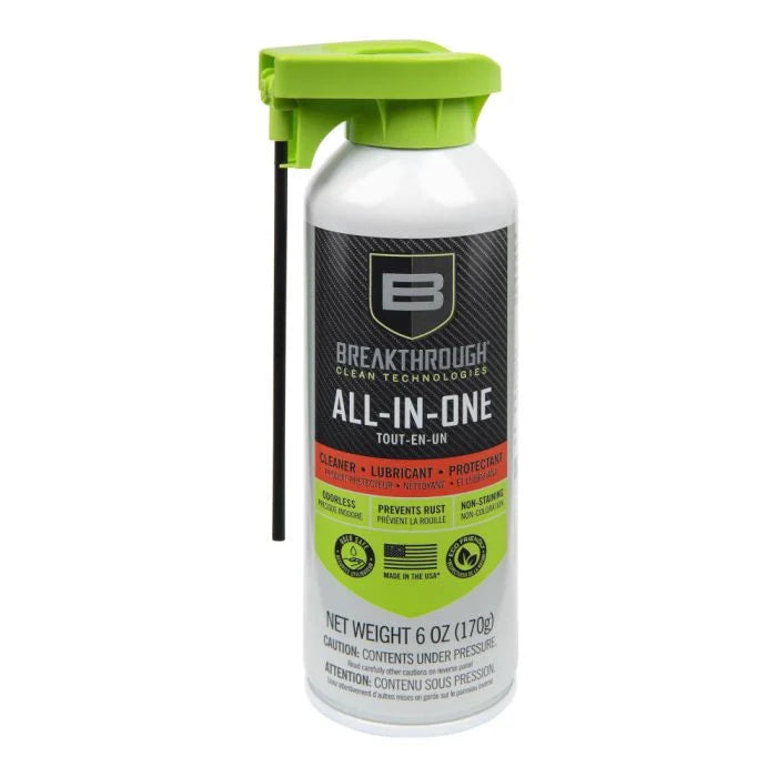 Breakthrough Clean Technologies Aerosol CLP 6oz – All-In-One Gun Cleaner, Lubricant &amp; Protectant Spray