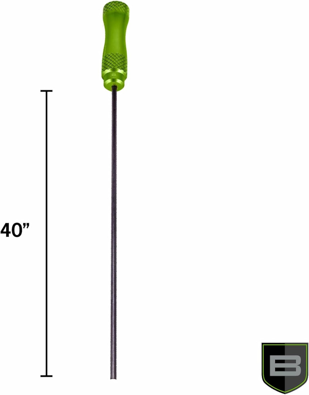 Breakthrough Clean Technologies 4-Piece Cleaning Rod 40” – Aluminum Handle Gun Cleaning Rod with 8-32 Thread