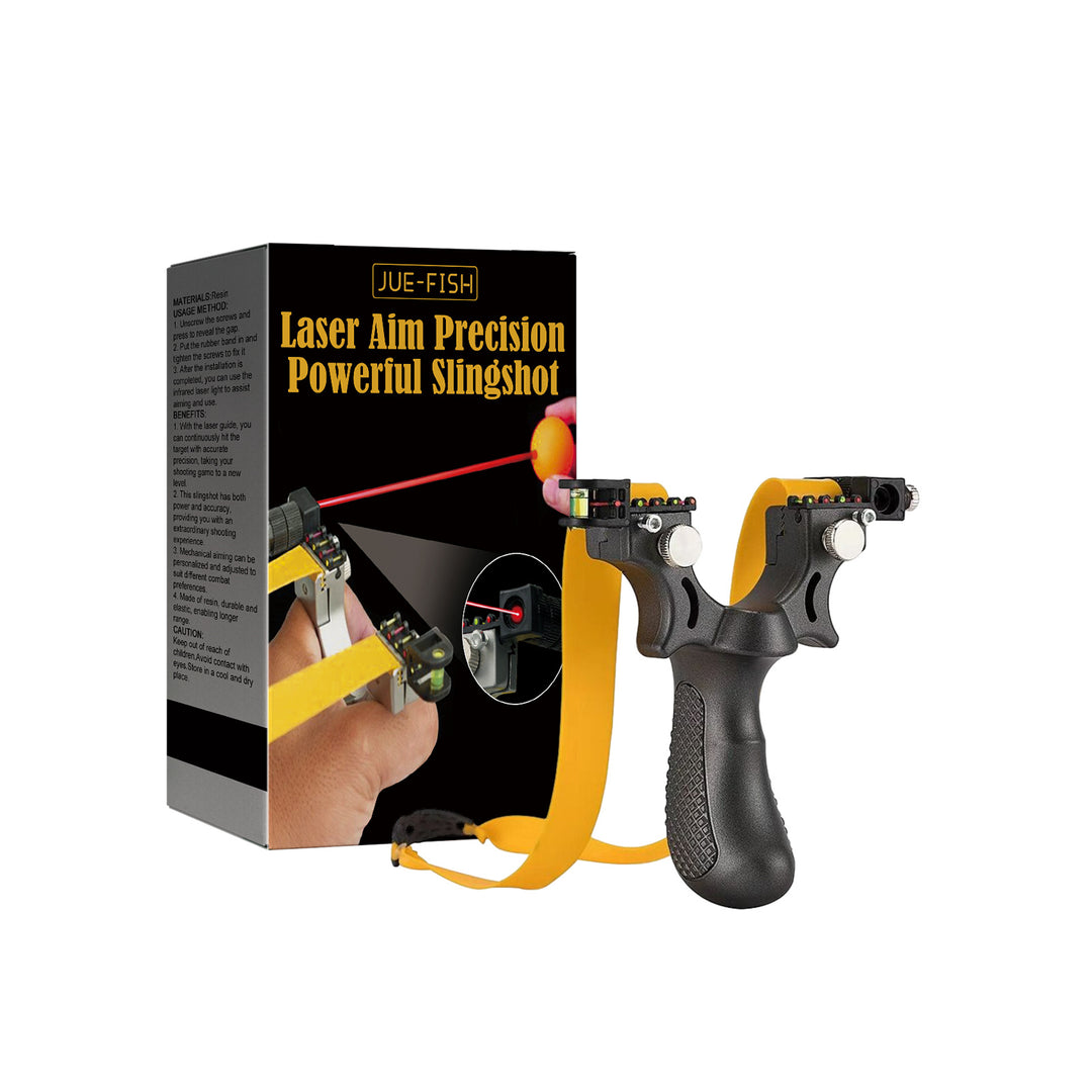 Slingshot Sight Light Flat Rubber Slingshot Outdoor Shooting Gear