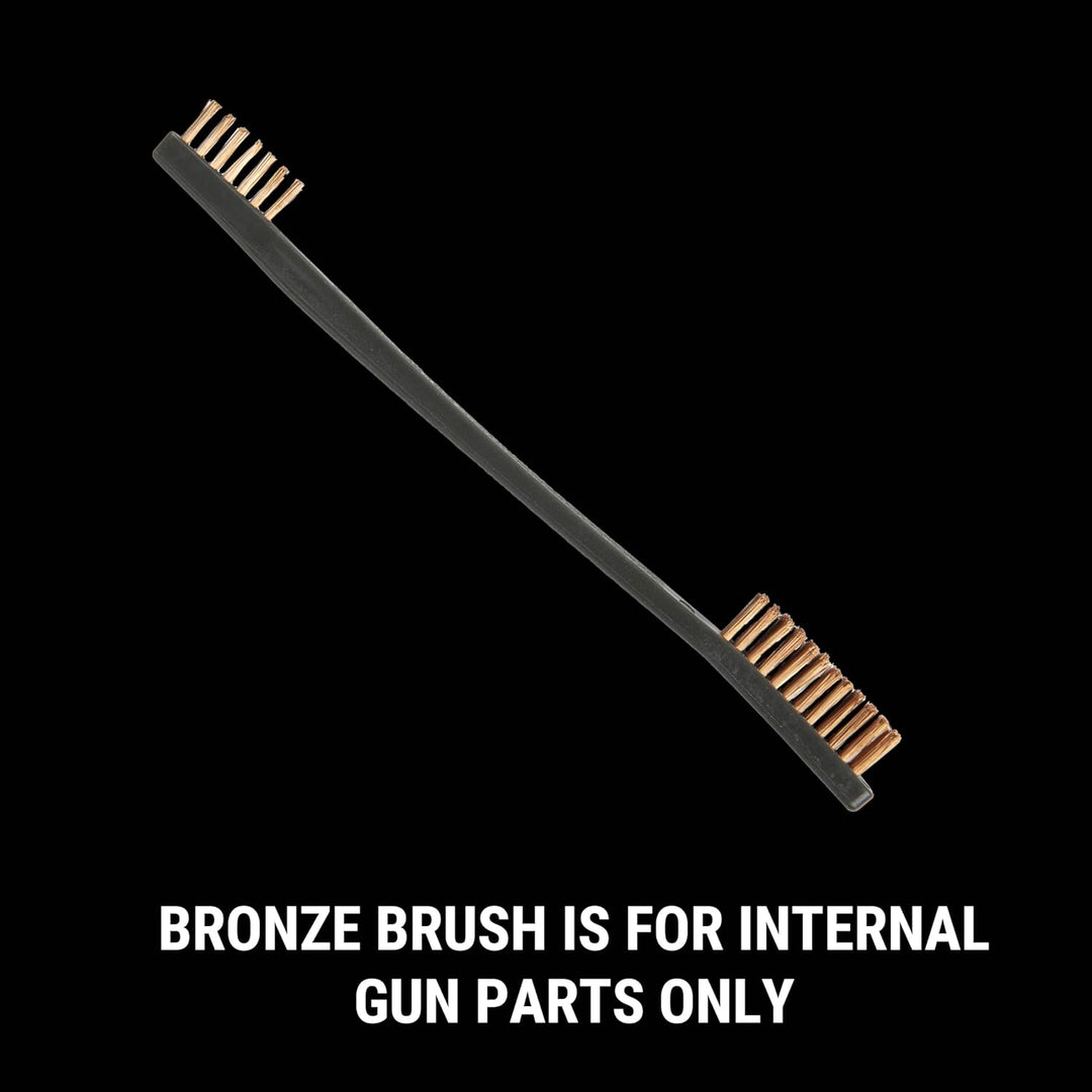 Breakthrough Clean Technologies Double-Ended Brush Set 4-Pack – Nylon, Brass, Bronze &amp; Stainless Steel Cleaning Brushes