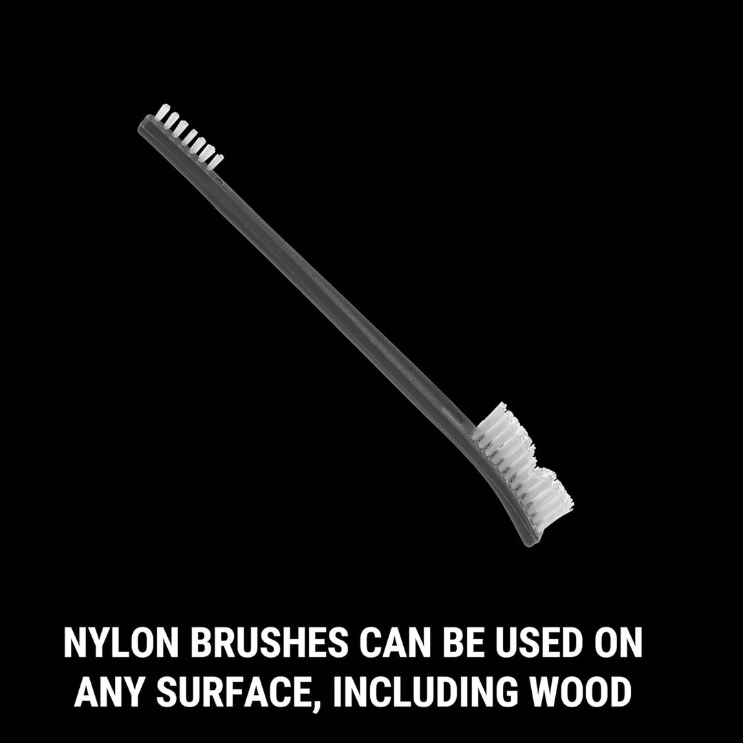 Breakthrough Clean Technologies Double-Ended Brush Set 4-Pack – Nylon, Brass, Bronze &amp; Stainless Steel Cleaning Brushes