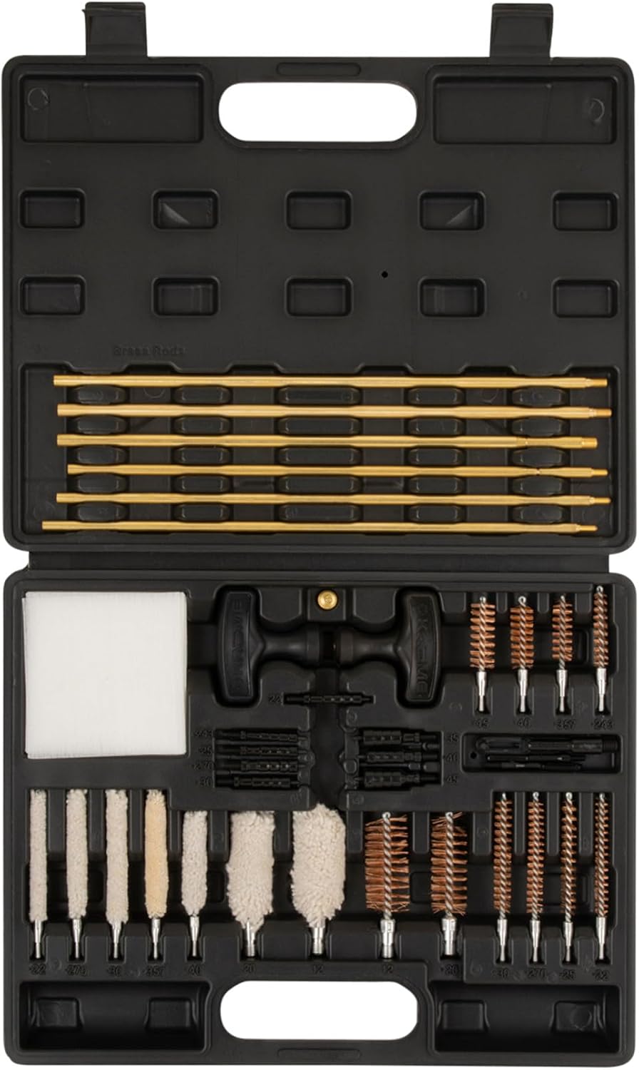 Krome Universal Gun Cleaning Kit 35-Piece – Multi-Caliber Rifle, Pistol &amp; Shotgun Cleaning Set with Case