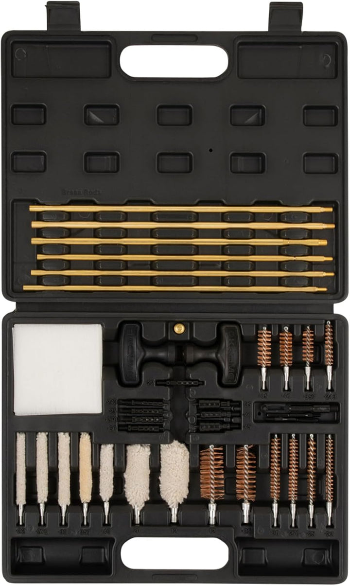 Krome Universal Gun Cleaning Kit 35-Piece – Multi-Caliber Rifle, Pistol &amp; Shotgun Cleaning Set with Case