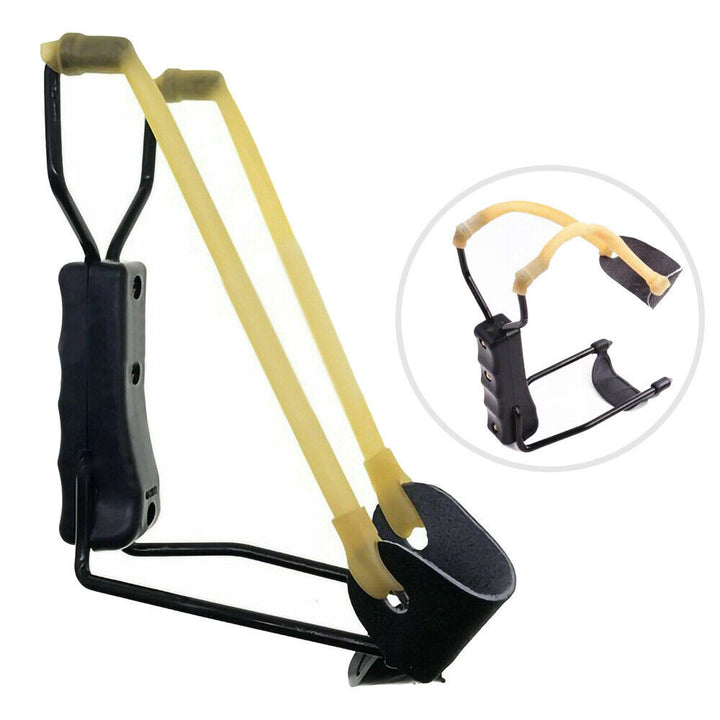 Compact Folding Slingshot  Catapult For Hunting Outdoor