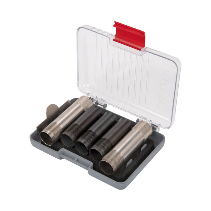 Allen Choke Tube Case Black/Red – Holds 5 Standard or 3 Extended Tubes, Padded Storage