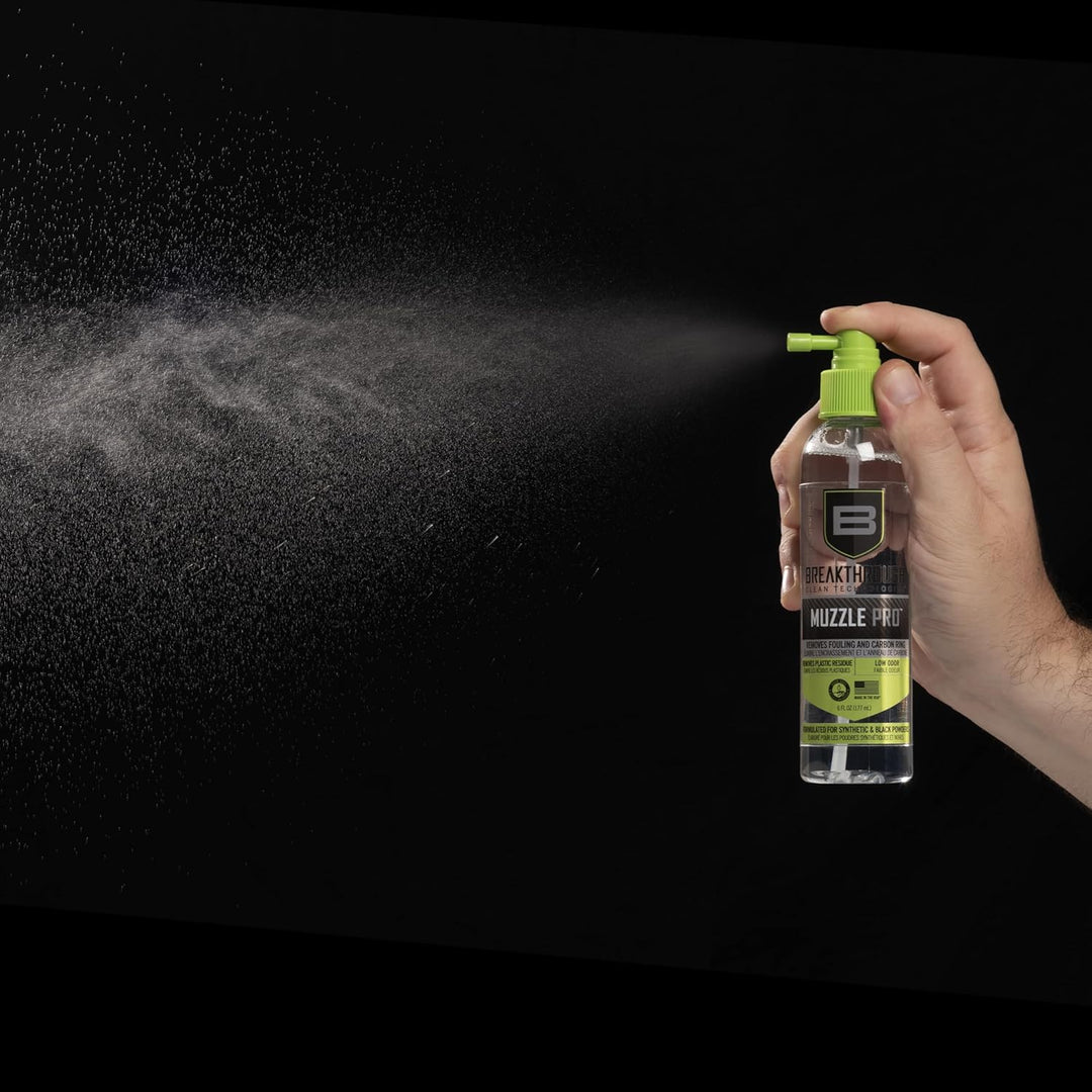 Breakthrough Clean Technologies Muzzle Pro 6oz – Muzzleloader Cleaner Pump Spray for Black &amp; Synthetic Powder