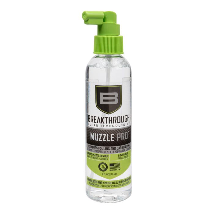 Breakthrough Clean Technologies Muzzle Pro 6oz – Muzzleloader Cleaner Pump Spray for Black &amp; Synthetic Powder