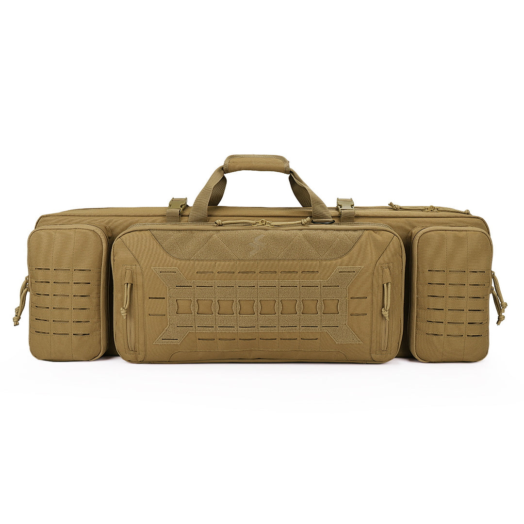 Tactical Double Rifle Case – Holds 2 Rifles + 2 Pistols