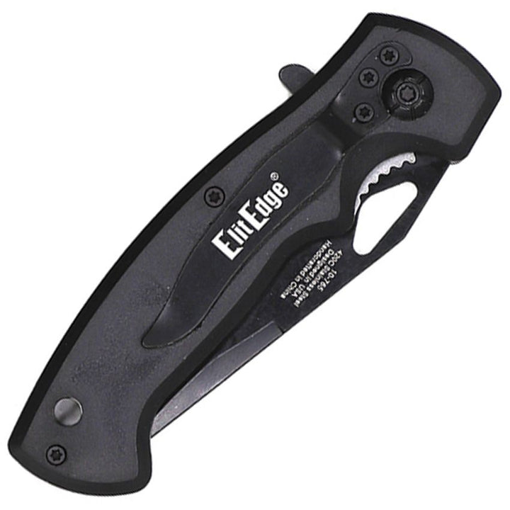 ElitEdge US Flag Linerlock Knife – 3" Black Stainless Blade, Folding Pocket Knife with Clip &amp; Patriotic Handle