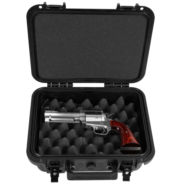H11 Single Handgun/Accessory/Ammo Case – TSA Approved Waterproof Hard Pistol Case with Foam Interior, Lockable &amp; Made in USA