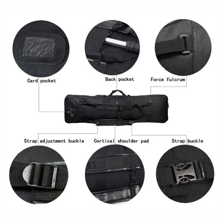 95cm 85cm 120cm Tactical Heavy Airsoft Carbine Gun Carry Bag Rifle Case Shoulder Hunting Backpack Bags for Hunting Accessories