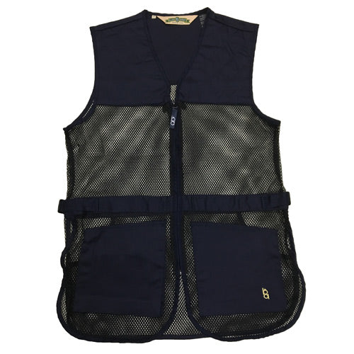Bob Allen Full Mesh Dual Pad Shooting Vest – Breathable Ambidextrous Shooting Vest with Shell Pockets &amp; Hull Pouch