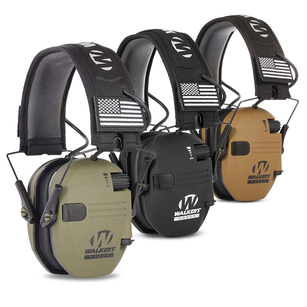 Walkers Shooting Tactical Headset Howard Protective Earmuffs Folding Digital Noise Reduction Pickup Headset Competition