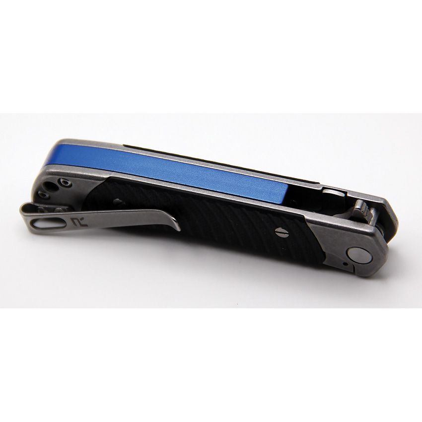 Duo Linerlock Folding Knife – Dual Blade Drop Point &amp; Guthook, 9Cr18MoV Steel, G10 Handle (Black)