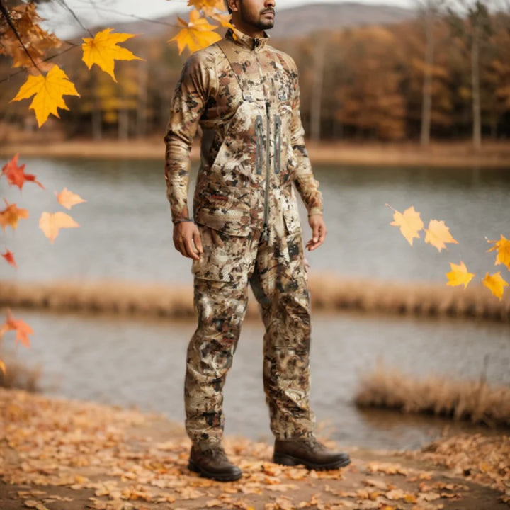 High quality duck hunting suit camouflage pants Hudson bib