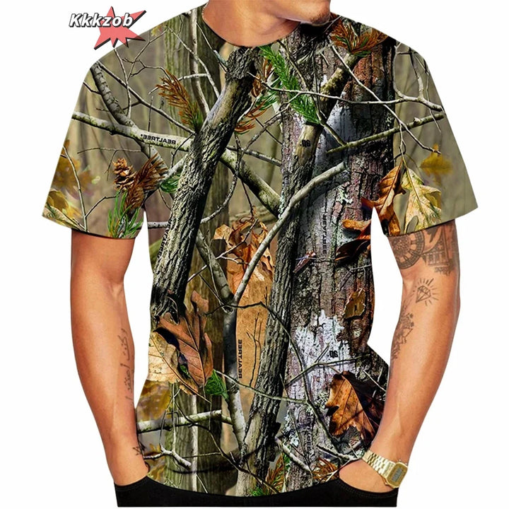 Hunting Camouflage T-Shirt Summer