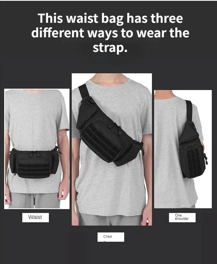 Outdoor Tactical Gun Holster – Concealed Carry Waist Bag for Pistols
