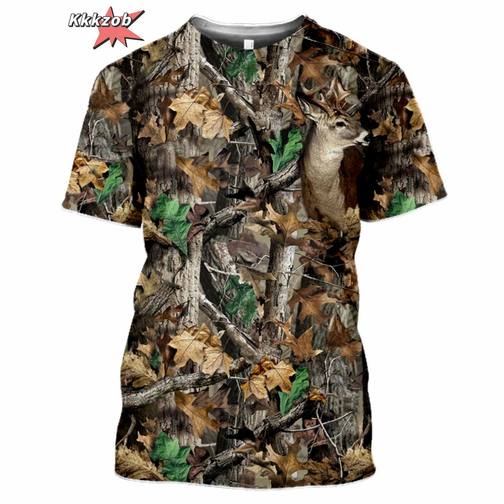 Hunting Camouflage T-Shirt Summer