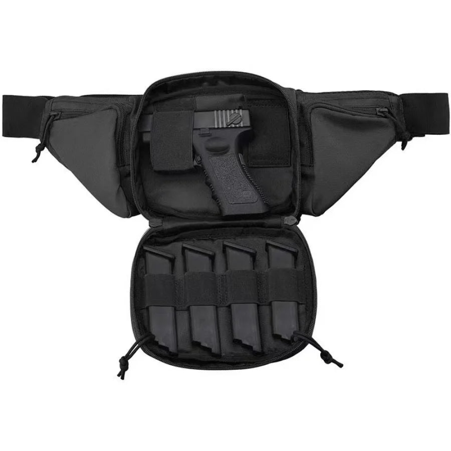 Outdoor Tactical Gun Holster – Concealed Carry Waist Bag for Pistols