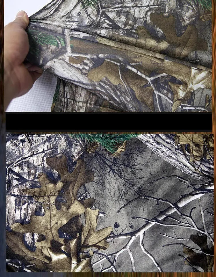 Men’s Lightweight Hunting & Fishing Jacket – Dead Leaves Camo | Quick-Dry, Sun Protection, Ice Silk Fabric