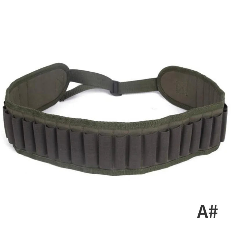 Tactical 12 Gauge Bandolier Belt – Holds 30 Shotgun Shells