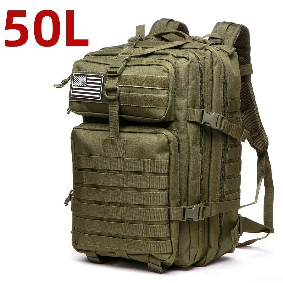25L/50L 1000D Nylon Waterproof Trekking/Fishing/Hunting Bag Backpack