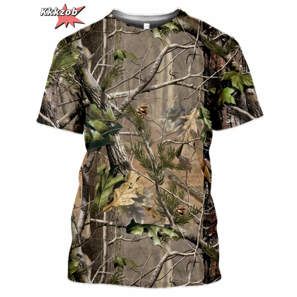 Hunting Camouflage T-Shirt Summer