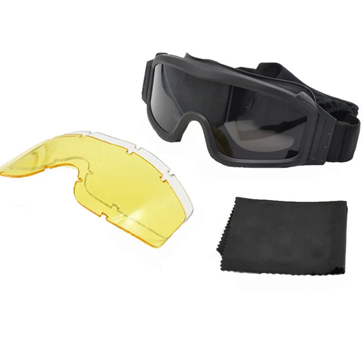 RUIN HAWK X7/C5 Tactical Sunglasses – 4 Interchangeable Lenses