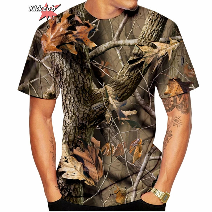 Hunting Camouflage T-Shirt Summer
