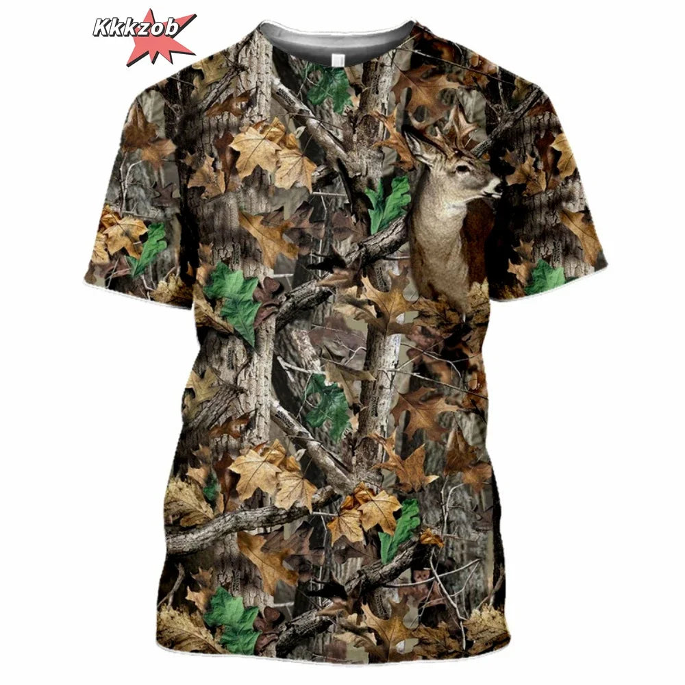 Hunting Camouflage T-Shirt Summer