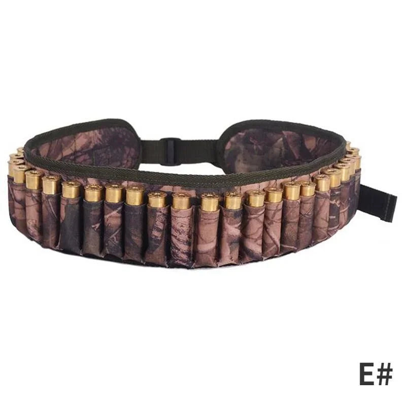 Tactical 12 Gauge Bandolier Belt – Holds 30 Shotgun Shells