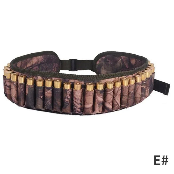 Tactical 12 Gauge Bandolier Belt – Holds 30 Shotgun Shells