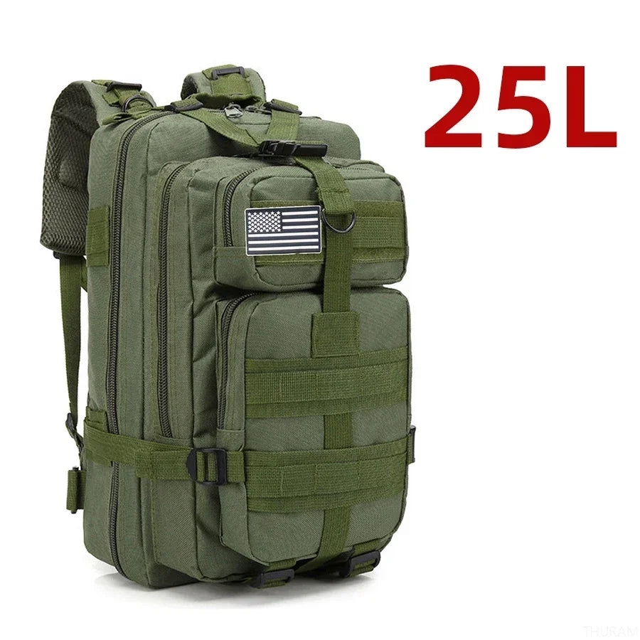 25L/50L 1000D Nylon Waterproof Trekking/Fishing/Hunting Bag Backpack