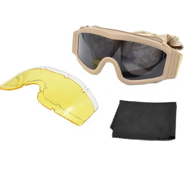 RUIN HAWK X7/C5 Tactical Sunglasses – 4 Interchangeable Lenses