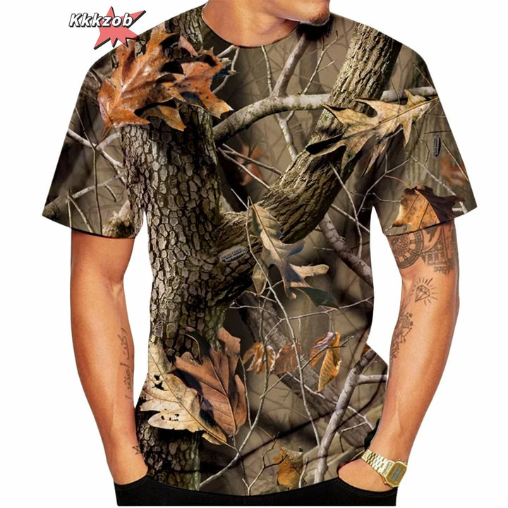 Hunting Camouflage T-Shirt Summer