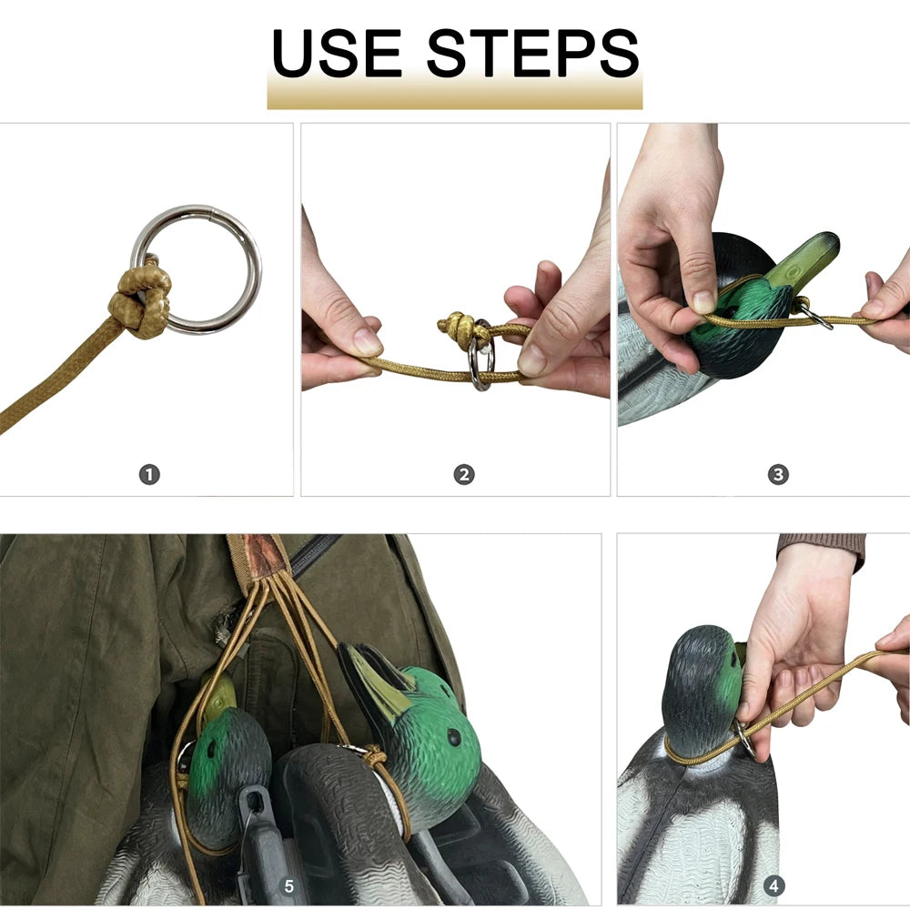 Duck Strap Carrier with 12 Drop Slip Rings