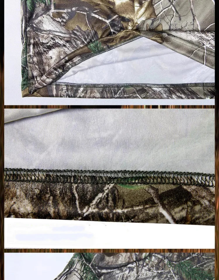 Men’s Lightweight Hunting & Fishing Jacket – Dead Leaves Camo | Quick-Dry, Sun Protection, Ice Silk Fabric