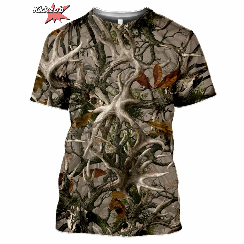 Hunting Camouflage T-Shirt Summer