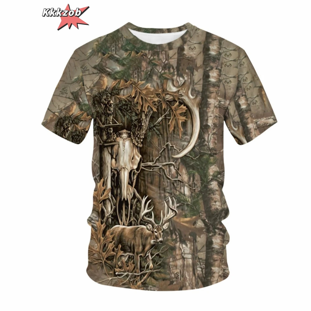 Hunting Camouflage T-Shirt Summer