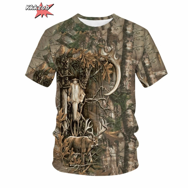 Hunting Camouflage T-Shirt Summer