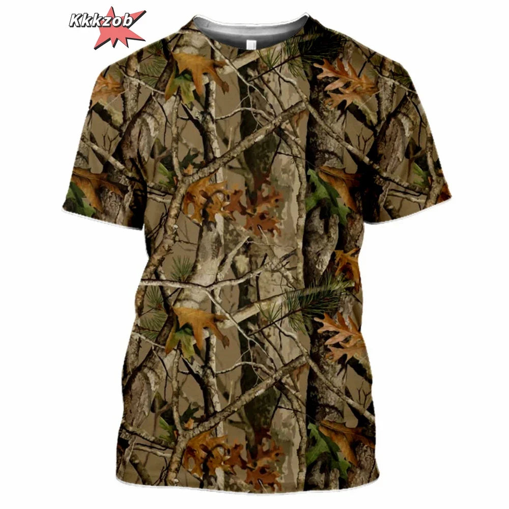 Hunting Camouflage T-Shirt Summer