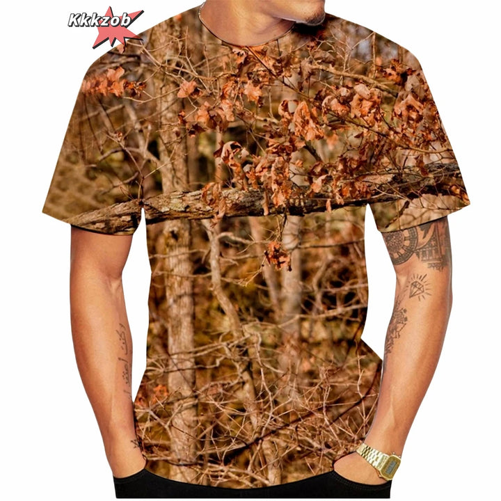 Hunting Camouflage T-Shirt Summer