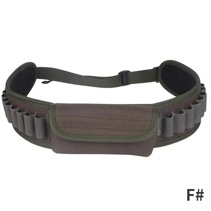 Tactical 12 Gauge Bandolier Belt – Holds 30 Shotgun Shells