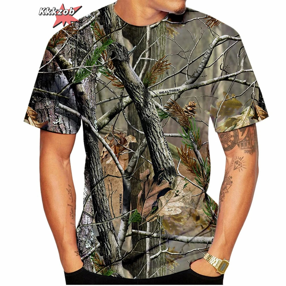 Hunting Camouflage T-Shirt Summer