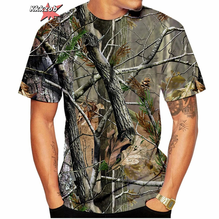 Hunting Camouflage T-Shirt Summer