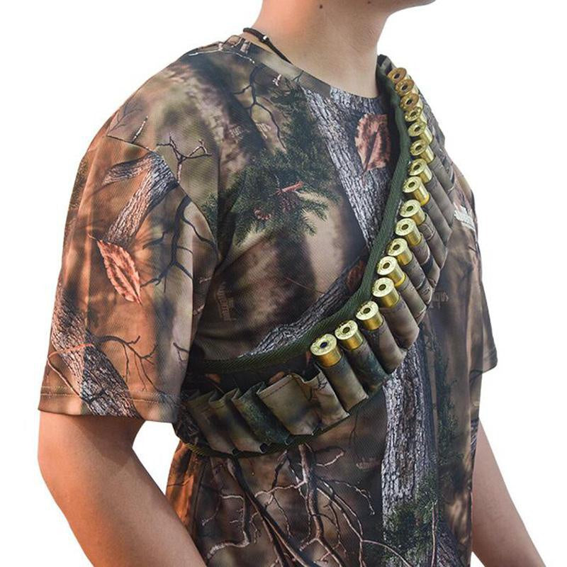 Tactical 12 Gauge Bandolier Belt – Holds 30 Shotgun Shells