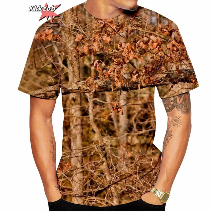 Hunting Camouflage T-Shirt Summer