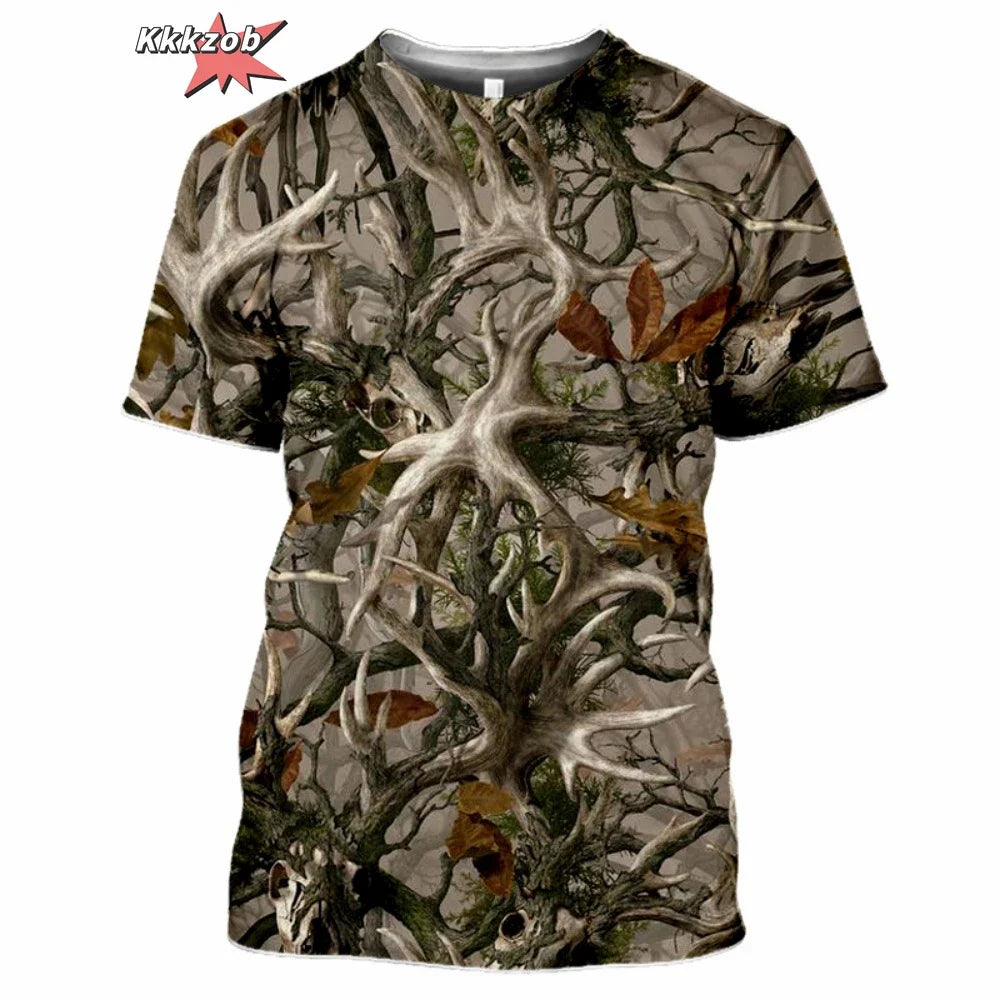 Hunting Camouflage T-Shirt Summer